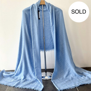 FENDI FF JACQUARD SHAWL