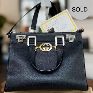 GUCCI ZUMI SMALL TOP HANDLE BAG