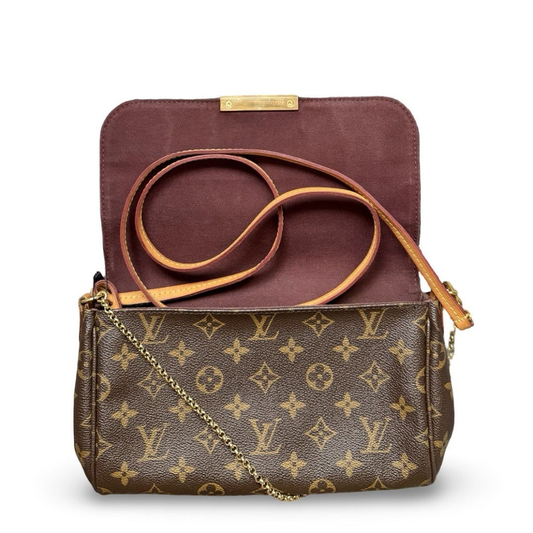 LOUIS VUITTON MONOGRAM FAVORITE MM SHOULDER/CROSSBODY BAG - Image 10